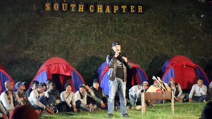 Edwin Senjaya Beri Motivasi Anggota Vespa Antique Club