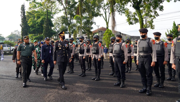 Dalam Rangka Pengamanan Nataru, 2834 Personil hingga 43 Pos Disiapkan