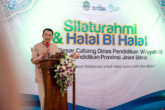 Kadisdik Jabar Silaturahmi dan Halalbihalal di Cadisdik Wilayah IV, Jaga Hati, Semangat, Pikiran, dan Kebaikan