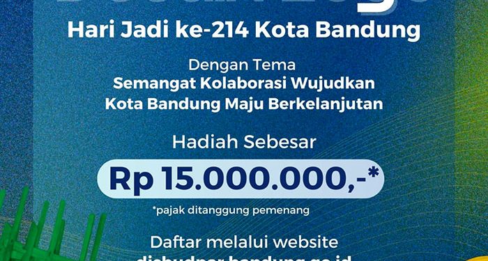 Yuk Ikuti Sayembara Logo Hari Jadi ke-214 Kota Bandung