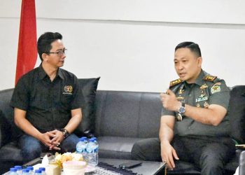 Dandim 0618/BS Letkol Infantri M. Iswan Nusi SH Ajak PWI Pokja Kota Bandung Manunggal