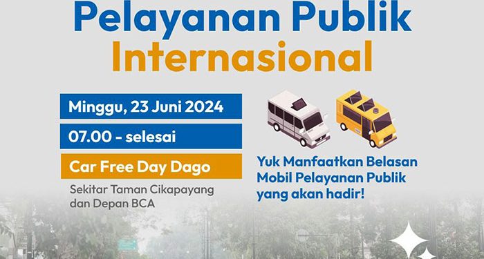 Pemkot Bandung Hadirkan 14 Layanan Publik di CFD Dago