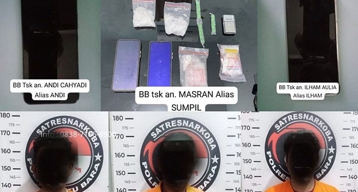 Satresnarkoba Polres Batu Bara Tangkap Pengedar Narkoba