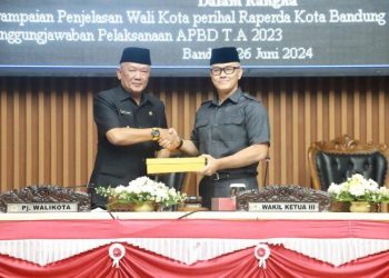 DPRD Kota Bandung Gelar Rapat Paripurna Perihal, Pertanggungjawaban Pelaksanaan APBD Tahun 2023