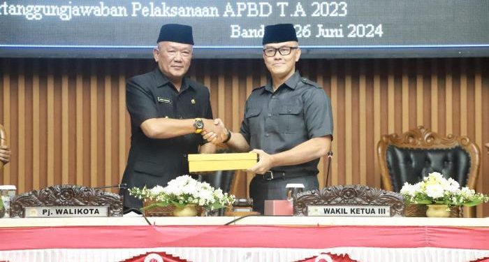 DPRD Kota Bandung Gelar Rapat Paripurna Perihal, Pertanggungjawaban Pelaksanaan APBD Tahun 2023