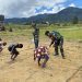 Semarakkan HUT RI Ke-79, Ksatria Yonif 323 Buaya Putih Gelar Lomba dan Makan Bersama