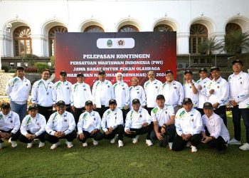 Pj Gubernur Bey Machmudin Lepas Kontingen Porwanas Asal Jabar