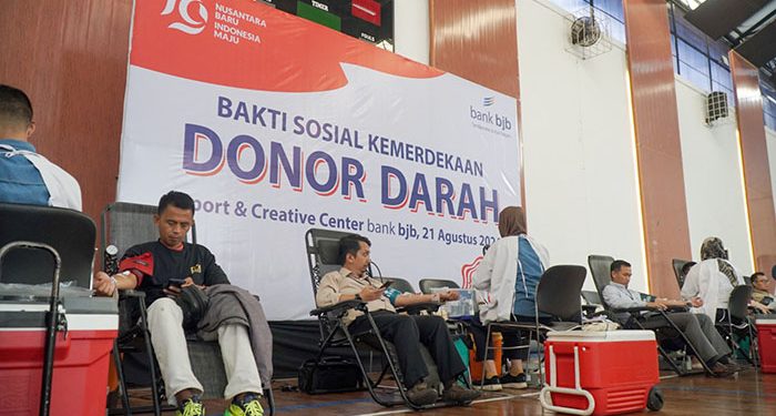 bank bjb Gelar Donor Darah Semarakkan HUT RI ke-79