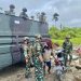 TNI Marines Social Communication Welcomed Happily Bu Maruku Residents