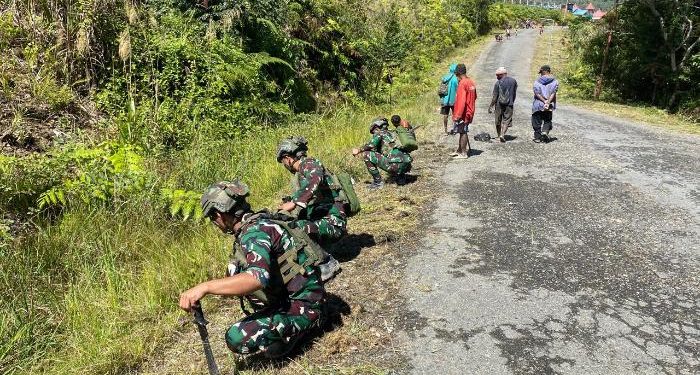 Habema Hadir di Mamba Ajak Warga Kerja Bakti Pembersihan Lingkungan
