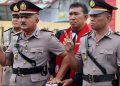 Hans Silalahi dan Ramses Butarbutar Ucapkan Selamat kepada Kapolsek Pagar Merbau IPTU Ronald Sihite