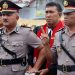 Hans Silalahi dan Ramses Butarbutar Ucapkan Selamat kepada Kapolsek Pagar Merbau IPTU Ronald Sihite