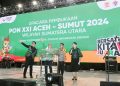 Ribuan Masyarakat Saksikan Momen Bersejarah Pembukaan PON XXI di Sumut