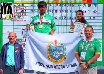 Sumut Tambah Medali Emas Pada Pertandingan Golf Nomor Mixed Foursome