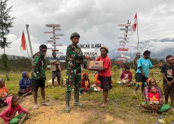 TK Eromaga Ringankan Beban Perekonomian Masyarakat Dengan Berbagi Sembako