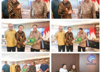Fasilitasi Media Center Kelas Dunia dalam Penyelenggaraan PON XXI, Pemprov Sumut Beri Penghargaan untuk Menkominfo