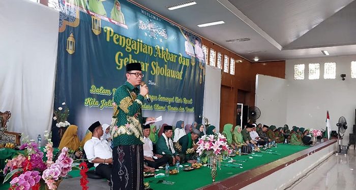 Gelar Pengajian Akbar dan Gebyar Sholawat, Warga di OKU Kompak Dukung BERTAJI