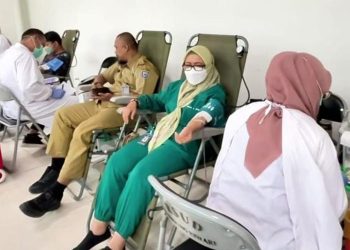 Dalam Rangka HJKB ke-214, RSUD Bandung Kiwari Berkolaborasi dengan PMI Kota Bandung Gelar Kegiatan Donor Darah