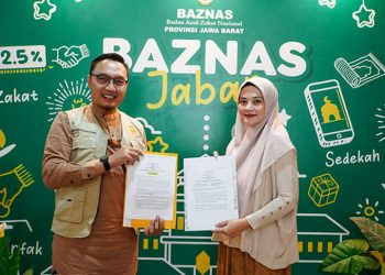 BAZNAS Provinsi Jawa Barat dan Amal Sholeh Menandatangani Kerjasama Pengembangan Ekosistem Layanan Zakat