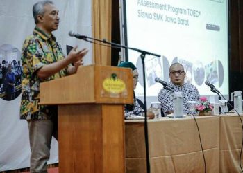 Bidang PSMK Disdik jabar Gelar Sosialisasi Pelatihan dan Sertifikasi Melalui TOEIC