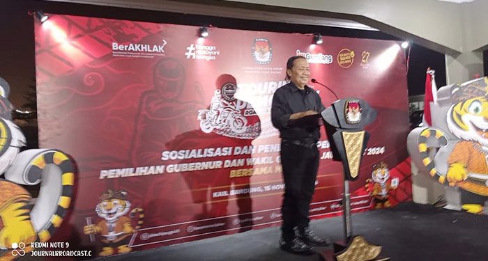 Edukasi Pemilih dan Tangkal Hoaks Pilkada 2024, KPU Jawa Barat Gelar Touring Demokrasi Road to 27 November 2024