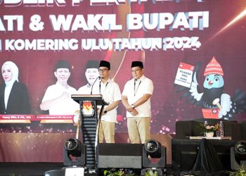 Debat Perdana Pilbup OKU, Meski Terus Diserang Tanpa Data, Pasangan Teddy – Marjito Tampil Memukau di Debat Pertama