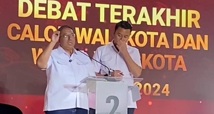Di Debat Terakhir Calon Walikota-Wakil Walikota, Paslon HD Siap jadi Bapa Kota Bandung
