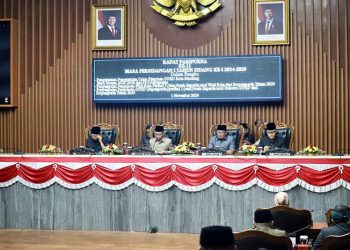 Calon Pimpinan DPRD dari PDI Perjuangan serta 6 Usulan Raperda di Umumkan dalam Rapat Paripurna