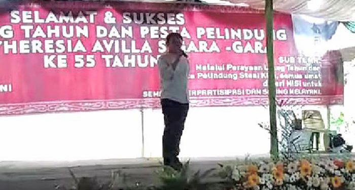 Romi Purba Ajak Jemaat Gereja St.Theresia Avila Dukung Paslon Bupati Deliserdang dr. Asriluddin Tambunan-Lomlom Suwondo