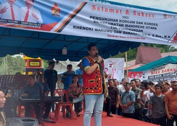 Ketua Tim Palito Maruli Siahaan Hadiri Acara Deklarasi Relawan Bobby-Surya di Nias