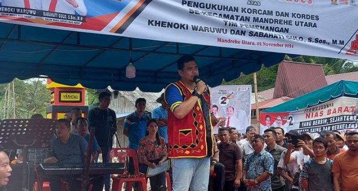 Ketua Tim Palito Maruli Siahaan Hadiri Acara Deklarasi Relawan Bobby-Surya di Nias