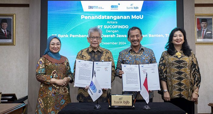 bank bjb Tandatangani Nota Kesepahaman untuk Pemanfaatan Produk dan Layanan dengan Sucofindo