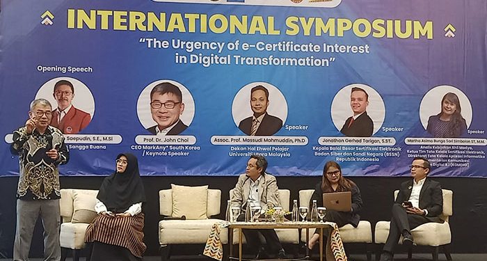 Berkembangnya digital transformasi, USB YPKP dan MarkAny Chain Verse Gelar Simposium Internasional