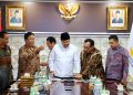 Pengurus SMSI Pusat Dipimpin Ketum Firdaus  Gelar Audiensi dengan Mensos Saifullah Yusuf