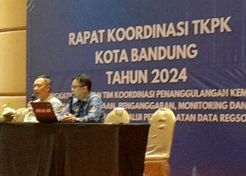 PJ Walikota Bandung Membuka Rakor TKPK