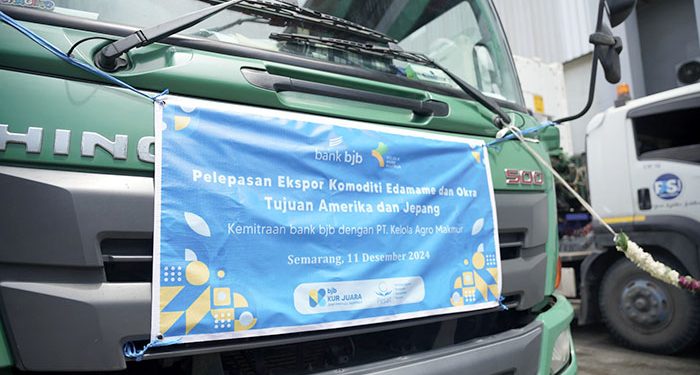 bank bjb Berikan Dukungan ke Para Petani  PT Kelola Agro Makmur di Jawa Tengah Lakukan Panen Raya Komoditi Edamame
