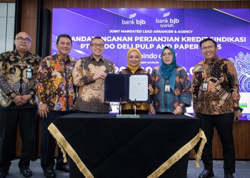 bank bjb Perkuat Sinergi dengan APP Indonesia sebagai JMLA dalam Kredit Sindikasi untuk PT Pindo Deli Pulp and Paper Mills