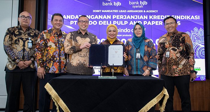 bank bjb Perkuat Sinergi dengan APP Indonesia sebagai JMLA dalam Kredit Sindikasi untuk PT Pindo Deli Pulp and Paper Mills