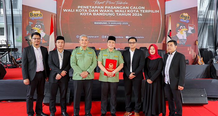 Alhamdulillah, Sah ! Farhan dan Erwin Jadi Walkot dan Wawalkot Bandung Terpilih Periode 2025-2030