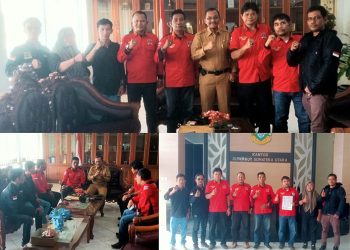 Kadis Kominfo Sumut  Terima Audensi DPW Persatuan Wartawan Duta Pena Indonesia Sumut  Tepat Satu Hari di HUT Kadis