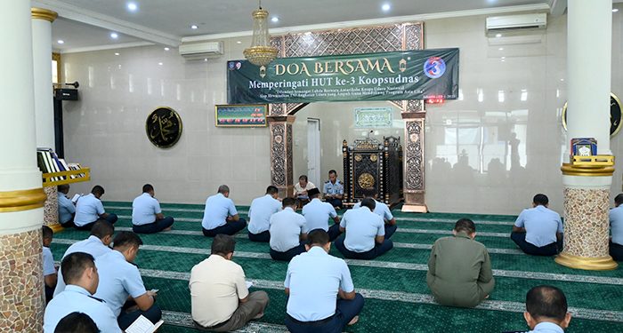 Koops Udara I Gelar Doa Bersama, Menjelang Peringatan HUT ke-3 Koopsudnas