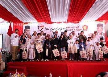 Dua Pimpinan DPRD Kota Bandung Hadiri HUT Ke-17 Partai Gerindra