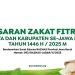 Zakat Fitrah di Kota dan Kabupaten Jawa Barat 1446 H / 2025 M