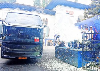 Pos Indonesia Lepas 225 Pemudik ke Kampung Halaman