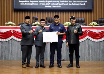 DPRD Kota Bandung Gelar Rapat Paripurna dan Sepakati Perubahan Perda No. 1 Tahun 2024 tentang Pajak dan Retribusi Daerah