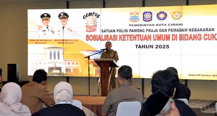 Satpol PP dan Damkar Kota Cimahi Gelar Sosialisasi Ketentuan Umum di Bidang Bea Cukai