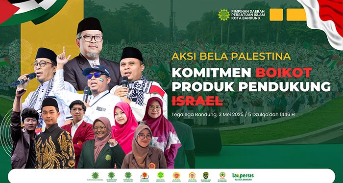 Solidaritas tanpa Batas, Aksi Bela Palestina, Persis Kota Bandung Siap Gelar Aksi Suarakan Boikot Produk Pendukung Israel