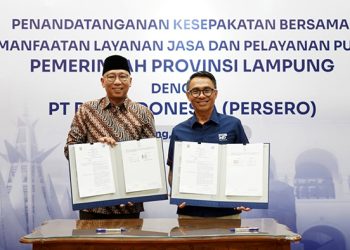 Kunjungi Kantor Pusat Pos Indonesia, Gubernur Lampung Teken Kesepakatan Pemanfaatan Layanan Jasa dan Pelayanan Publik