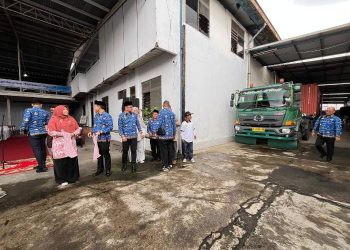 Komisi II DPRD, Siti Marfuah Iringi Pelepasan Ekspor Produk Bandung ke Jepang, Di Tengah Perang Dagang Global