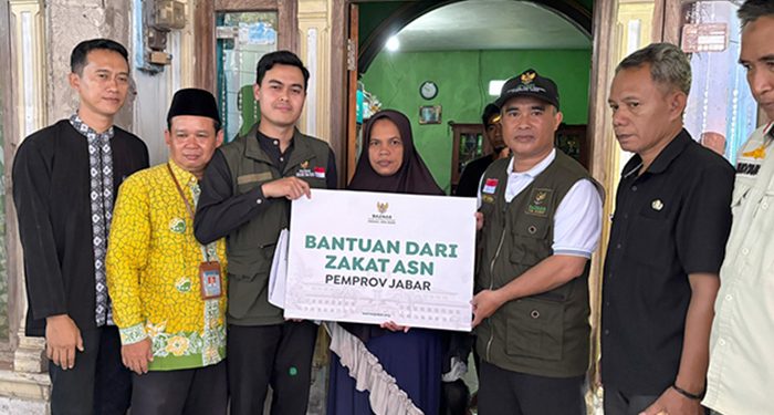 BAZNAS Jabar, BAZNAS Kabupaten Garut Bersama bjb Berikan Santunan bagi Keluarga Korban Ledakan di Garut